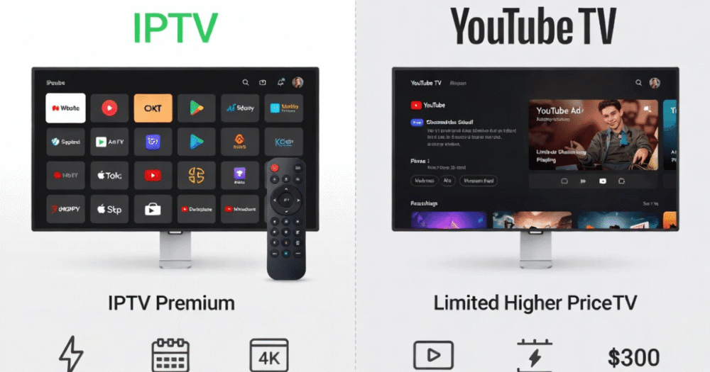 IPTV vs YouTube TV: 7 Key Differences That Matter