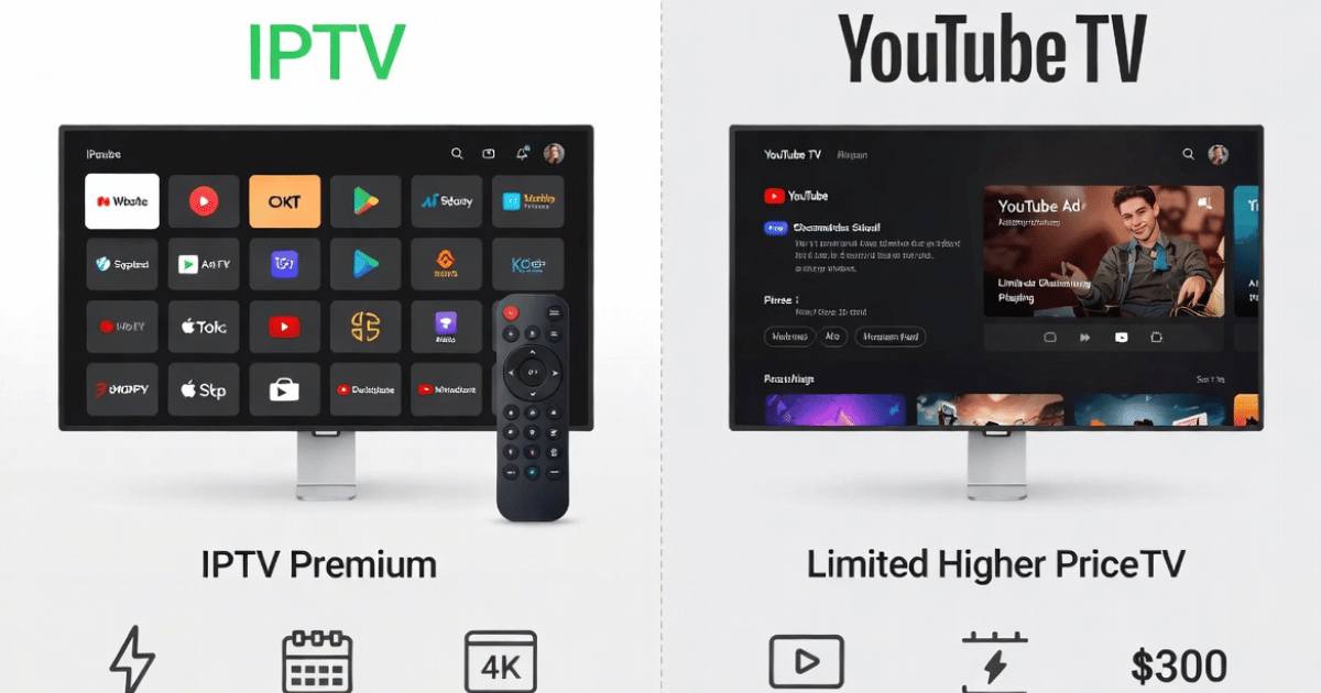 IPTV vs YouTube TV: 7 Key Differences That Matter