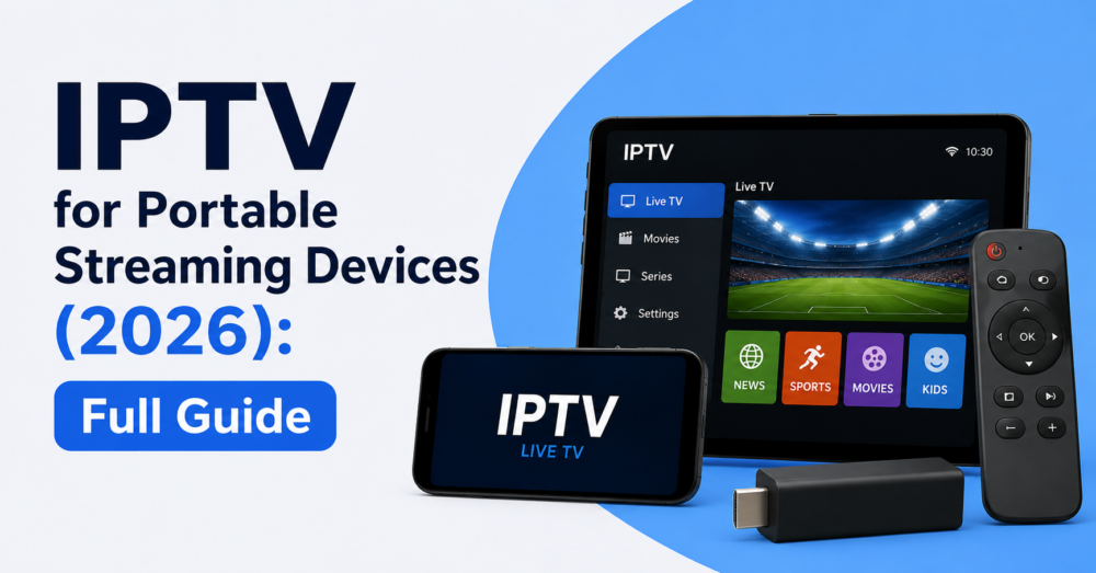 IPTV for portable streaming devices