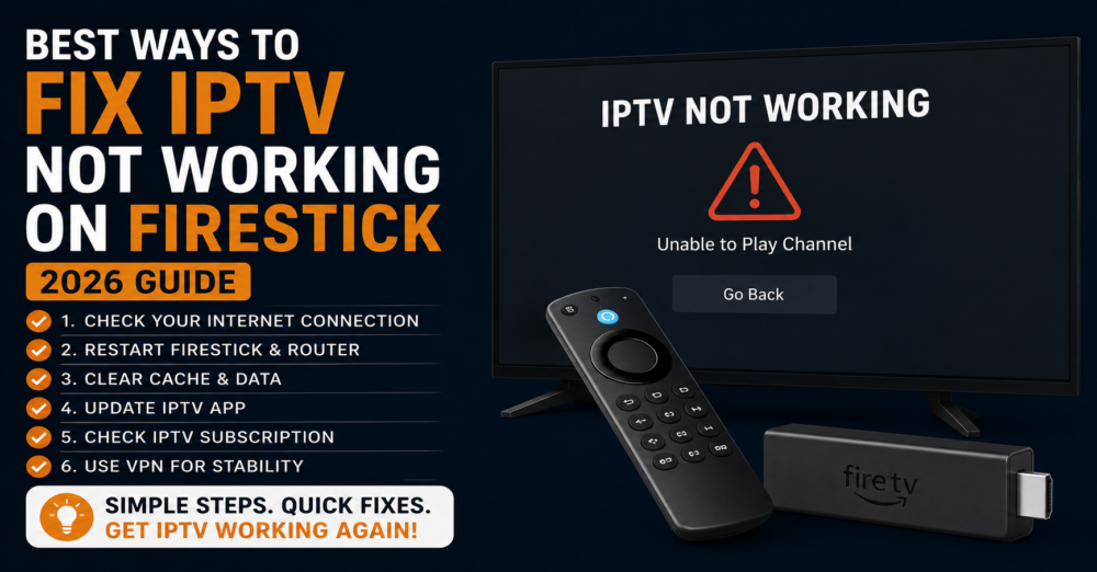 IPTV not working on Firestick