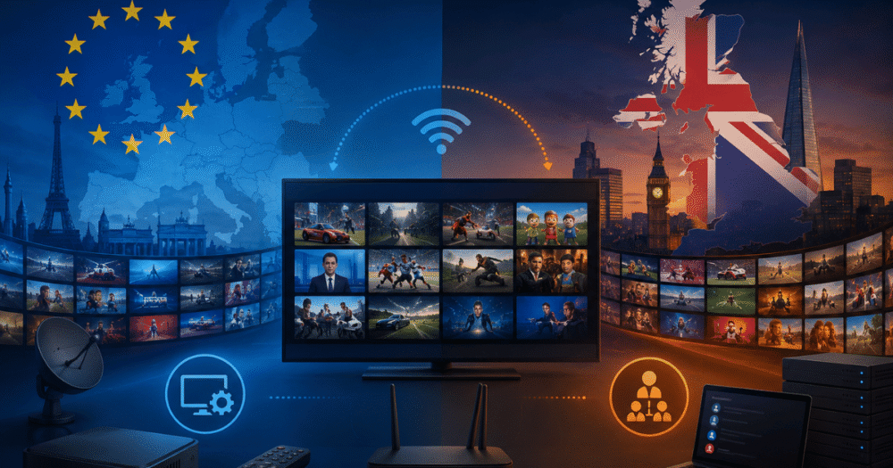 IPTV EU vs UK : 7 Key Differences Resellers Must Know